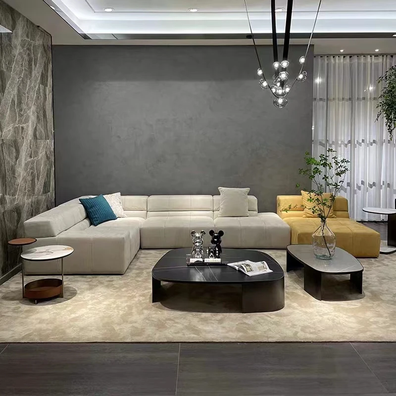 Italian Tea table  for living room furniture Stainless Steel coffee table Modern style Hotel furniture