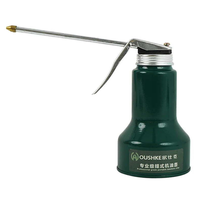High Pressure 350ml Lubricating Oiler / Oil Can Spray Gun Pump Oiler
