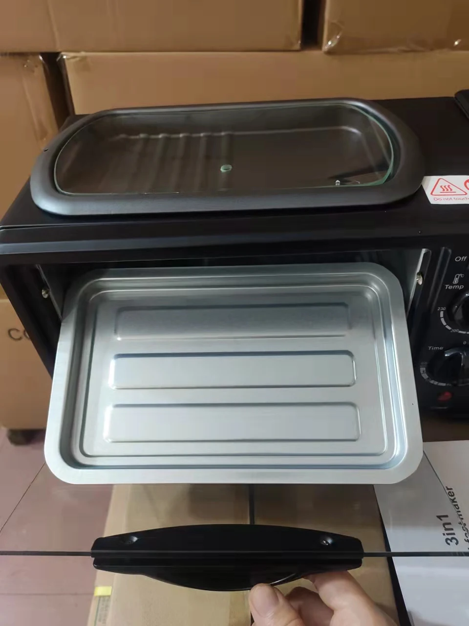 Household Multifunction Breakfast Maker Machine Temperature Control Breakfast Sandwich Maker 3 In 1 Breakfast Makers