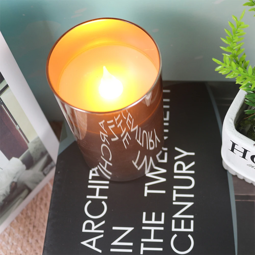 
paraffin wax battery operated flickering led candles 