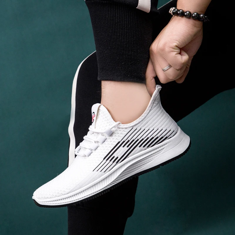 Lace-up Men Sport Shoes Male Running Shoes Sneakers Manufacturer Custom