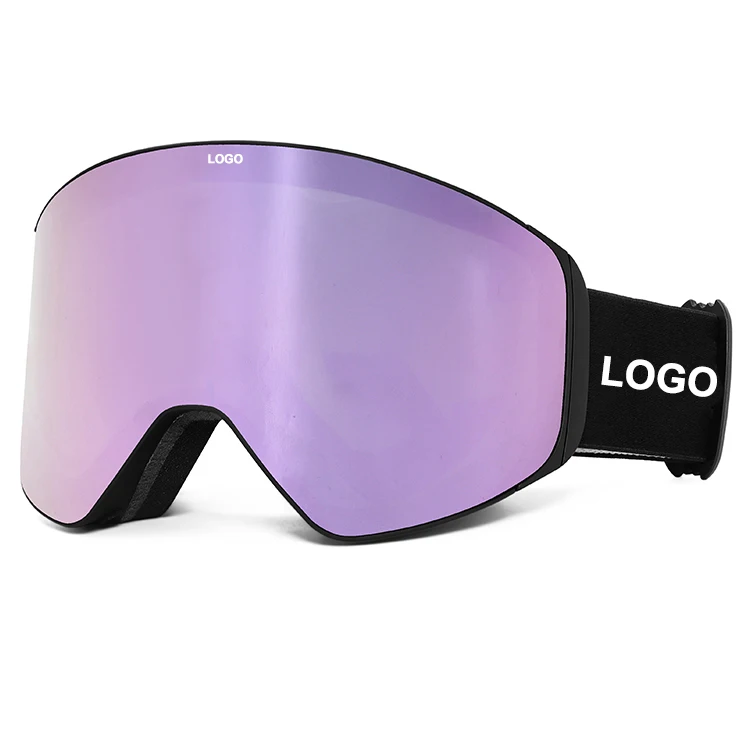 Ski Goggles Manufacturer Oem Custom Anti-fog Snow Skiing Googles OEM Replaceable Magnet Snowboard Goggles
