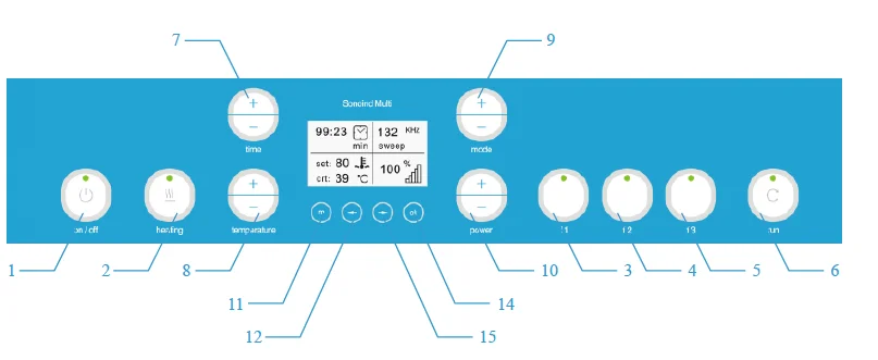 
Digital control dual frequencies ultrasonic radiator cleaning machine with lift system industrial ultrasonic gun rifle cleaner 