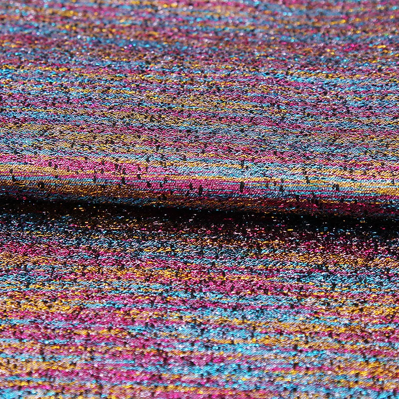 Luxury Metallic Jacquard Fabric for Evening Dress