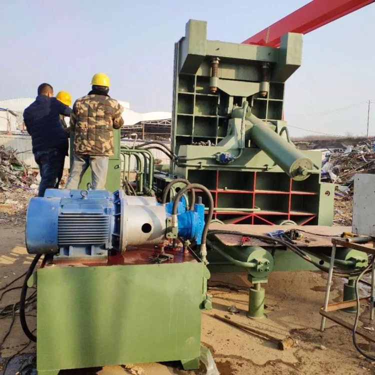 Good prices china small y81-250 mobile metal hydraulic aluminum scrap metal car body baler machine for sale