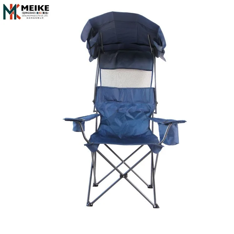 Outdoor Collapsible Travel Ultra Light Camping Lightweight Picnic Folding Chair With Canopy