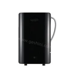 Factory direct sale wall mounted thermostatic black curved glass shell 8500w touch screen instant electric water heater