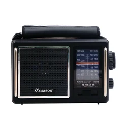 Mason High Quality High Sensetivity Long Range Radio Receiver Old Vintage AM/FM/SW1-2 Portable Radio
