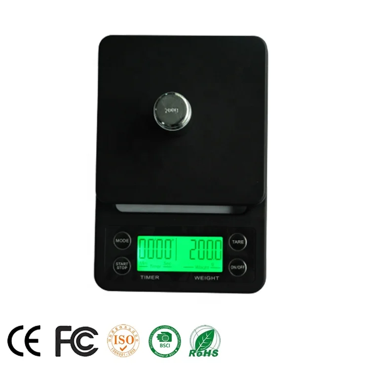 19.5*13*2.8cm brown time more todays best coffee scales small smart hand coffee scale for coffee
