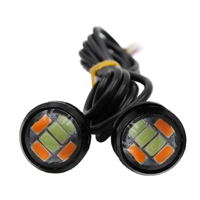 6SMD 5630 White 12V Eagle Eye LED Reverse Backup Light DRL Daytime Running lamp Signal Bulb Fog Lamp for Car Motorcycle