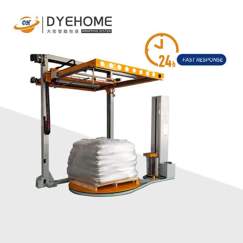 Автоматическая машина для упаковки поддонов с верхним листом автоматическая машина для упаковки поддонов