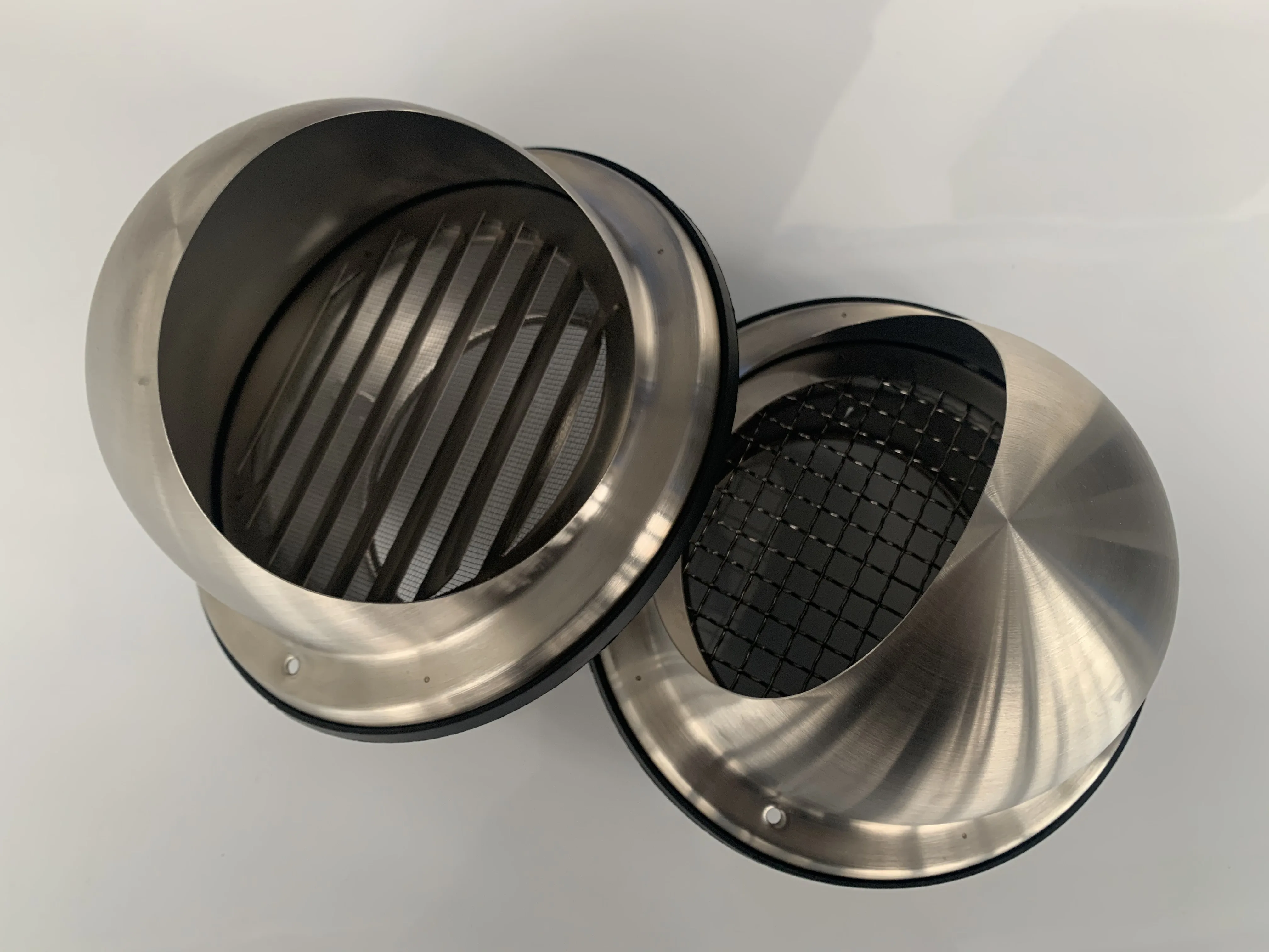 High quality hot selling Stainless Steel Wall Air Vent Cover Hood End Ducting Round Grille Ventilation Cover