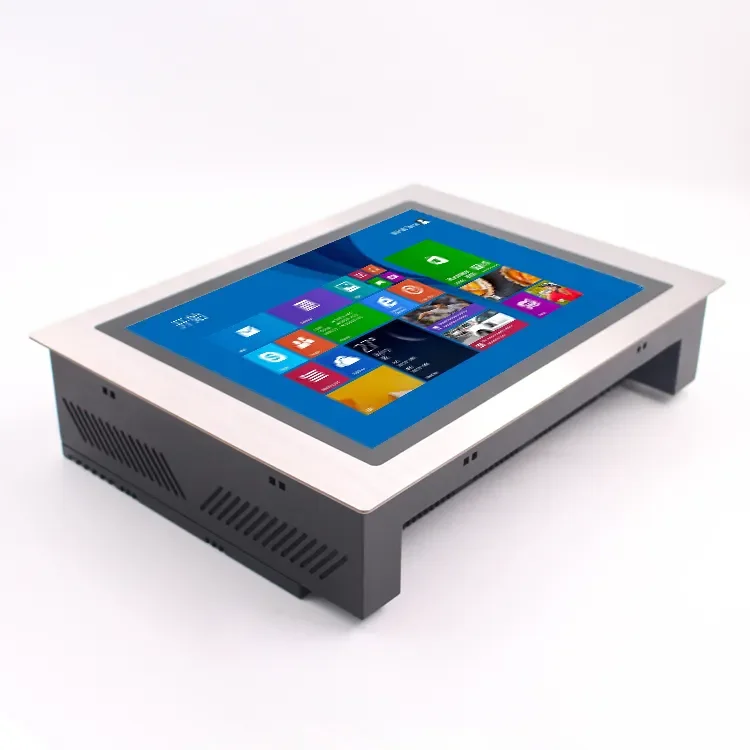 Embdded IP65 10.1 11.6 12 15 19 21.5Inch Capacitive TouchScreen Computer marine Industrial LINUX android All In One Panel PC