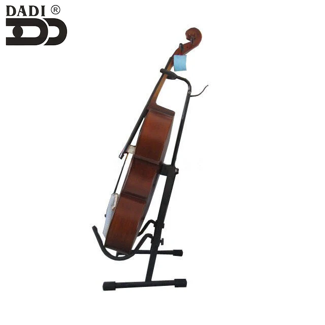 Wholesales musical stand Instruments adjustable universal Cello Bass stand portable, OME label service musical instruments