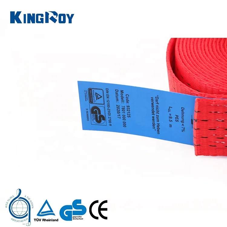 KingRoy ratchet strap 5t belts transportation tow truck straps with ratchet tie down