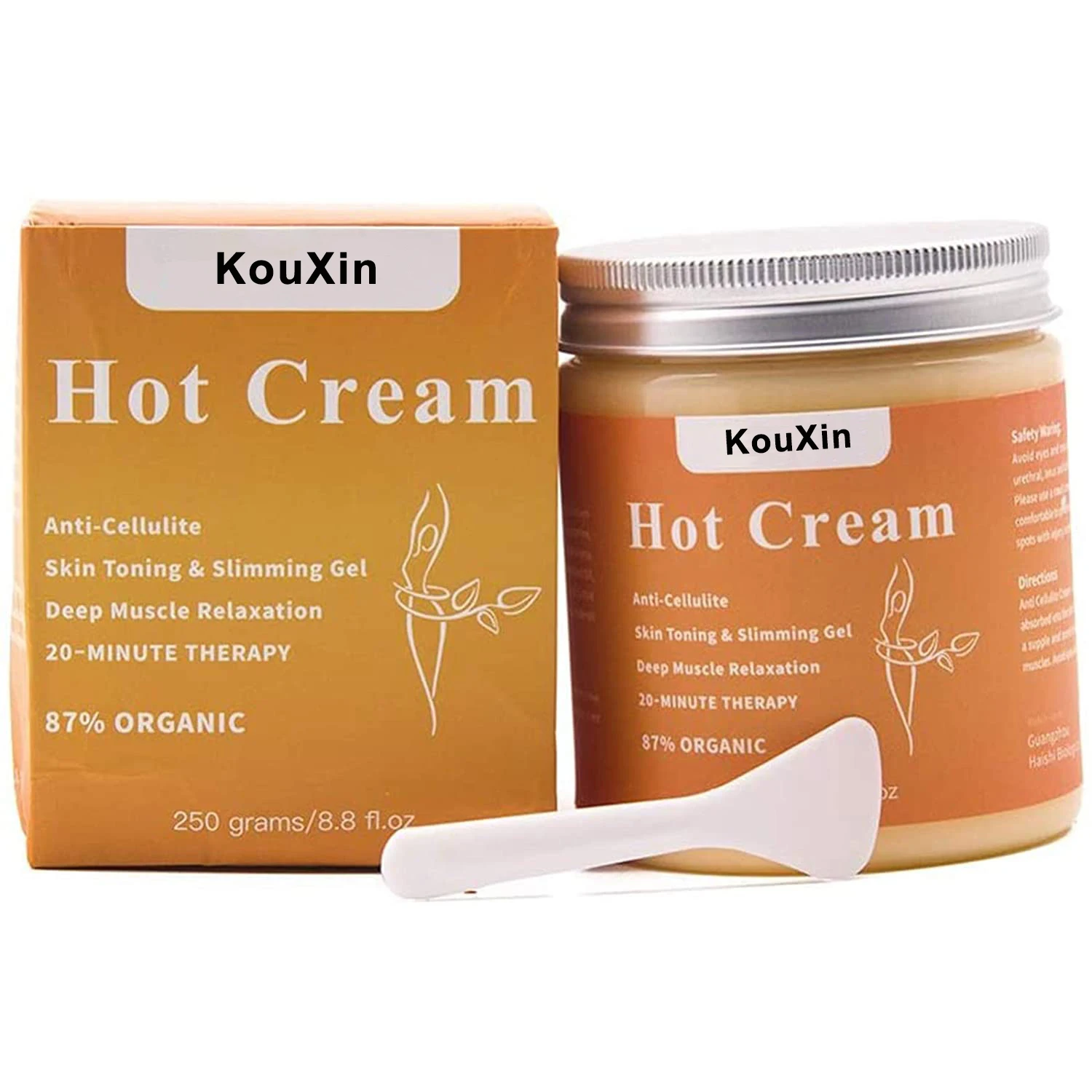 KouXin Hotsale Professional Cellulite Firming Body Fat Burning Massage Hot Cellulite Cream Slim Cream