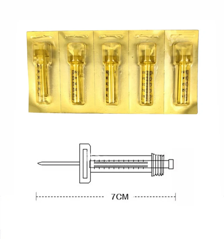 
0.3ml 0.5ml Painless Ampoule Anti-wrinkle Meso ampoule for Hyaluronic Pen 