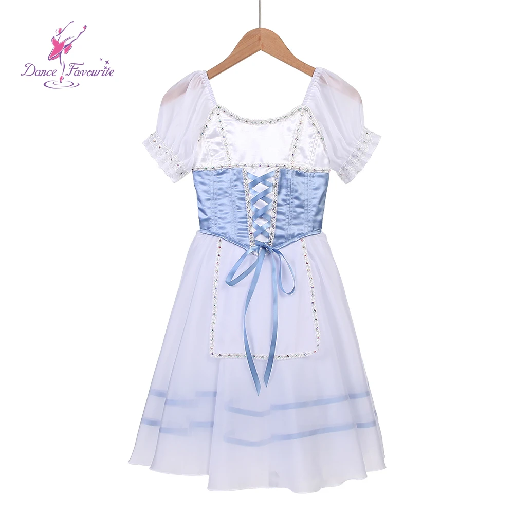 B25014 Coppelia Giselle Ballet Costume Women Classical Stage Costume Long Romantic Tutu