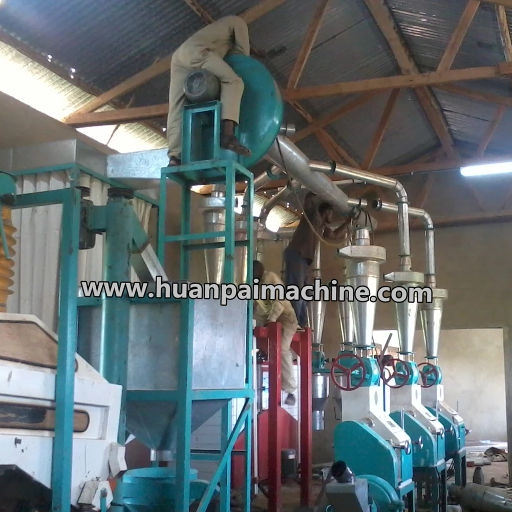 high output small scale industrial fine flour milling plant maize corn wheat flour mill