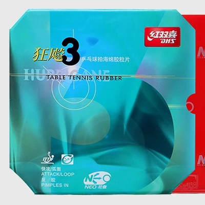 DHS NEO Hurricane 3  Pips-In Table Tennis Rubber Professional ITTF
