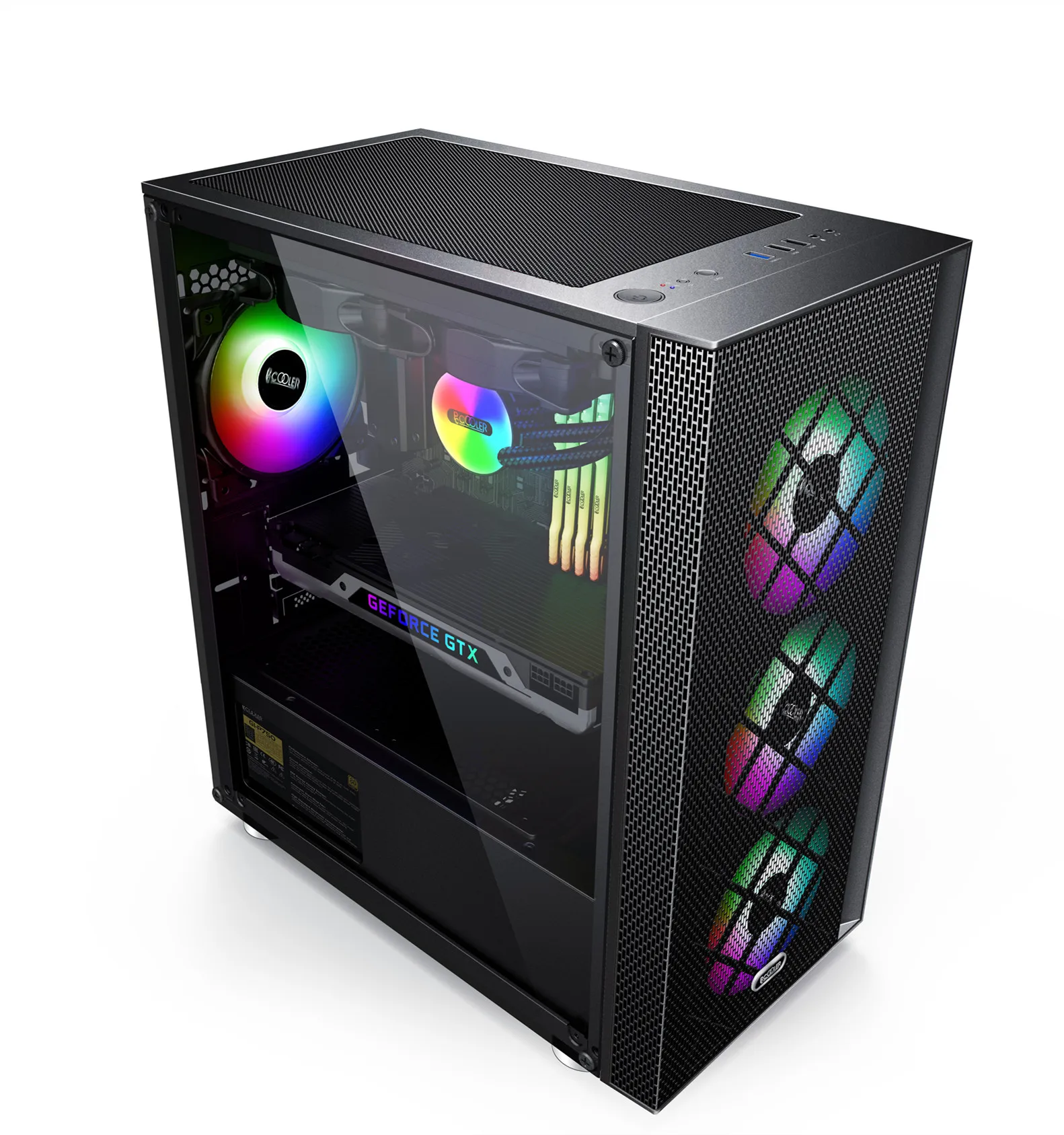 PCCOOLER производитель лучший продавец игровой компьютерной техники поддержка материнская плата M-ATX PC чехол