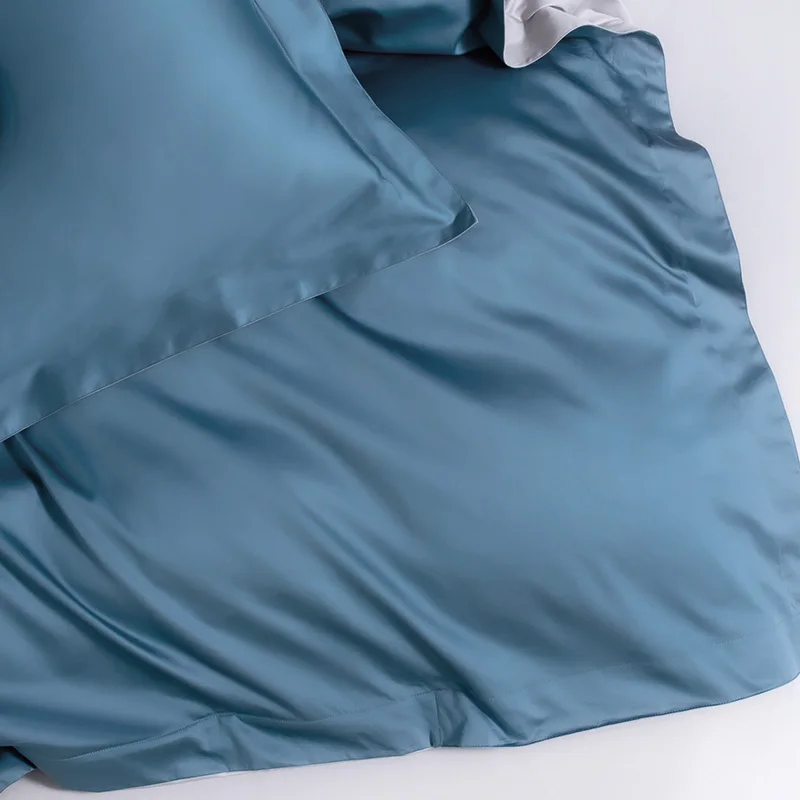 Органический стиль сертификат OEKO-TEX 100% хлопок Роскошное Одеяло пододеяльник комплект домашнего постельного