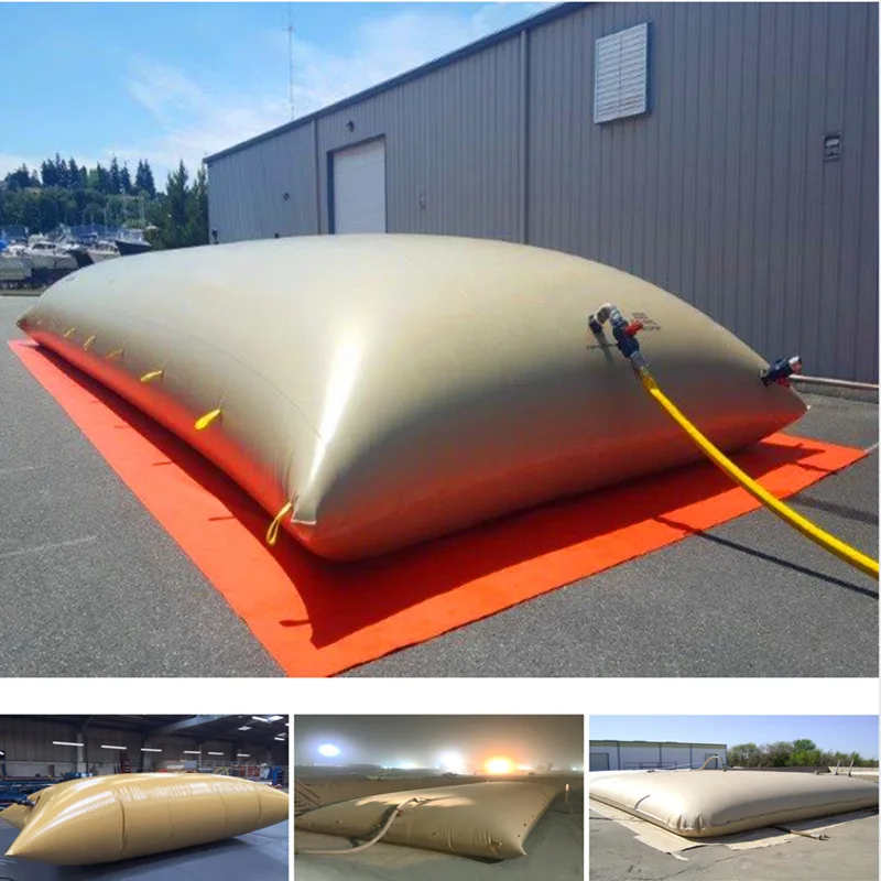 PVC/TPU Tarpaulin Fabric Inflatable  Water Storage Bladder Tanks