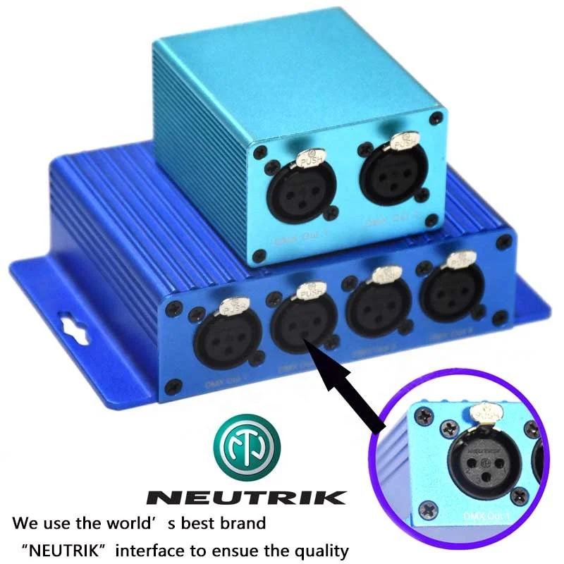 Светодиодный контроллер 4096 каналов Neutrik Power Cort 8 Universe Artnet DMX