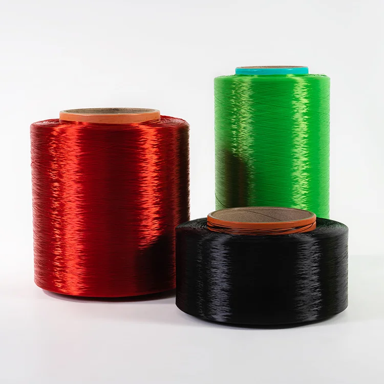 840D nylon high tenacity yarn dope dyed colors 8g/d nylon 66 raw material for home textiles use
