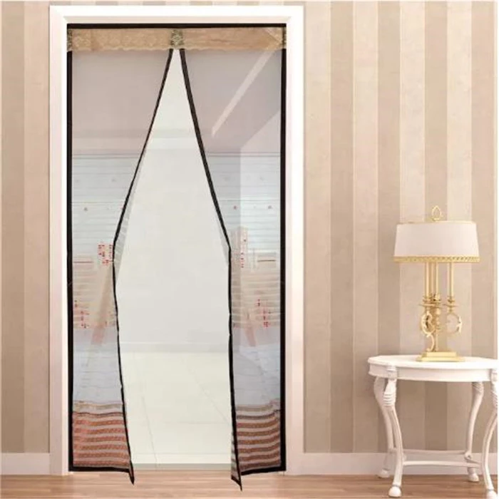 Shandong manufacturer Magnets door curtain  Fly Anti Mosquito Magnetic Soft Screen door curtain