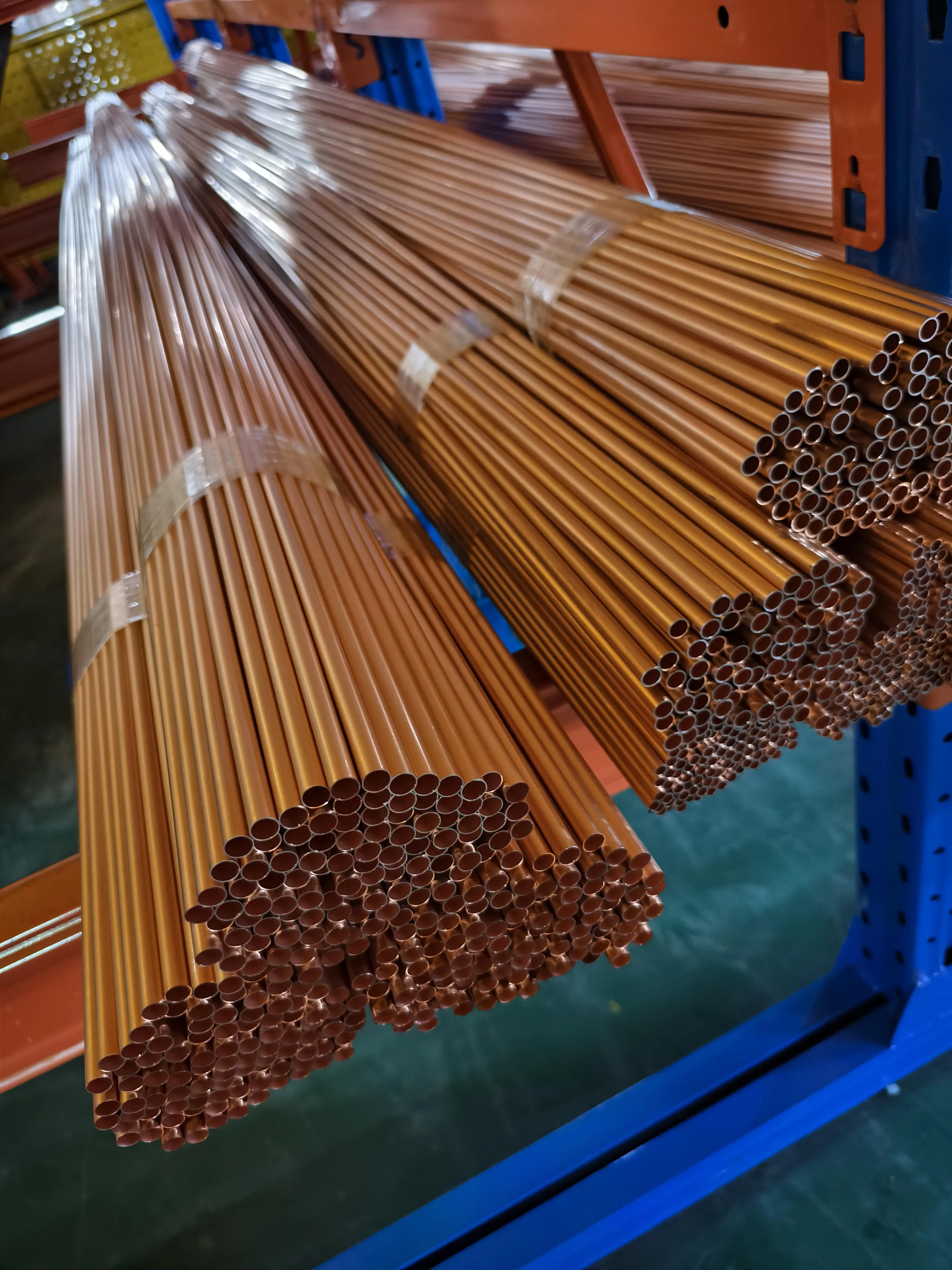 China Factory Good Quality Cheap Air Conditioner Line Set 50 Ft 1/4 3/8 7/8 PE Copper Pipe For Split Insulated Coil HVAC Pipe