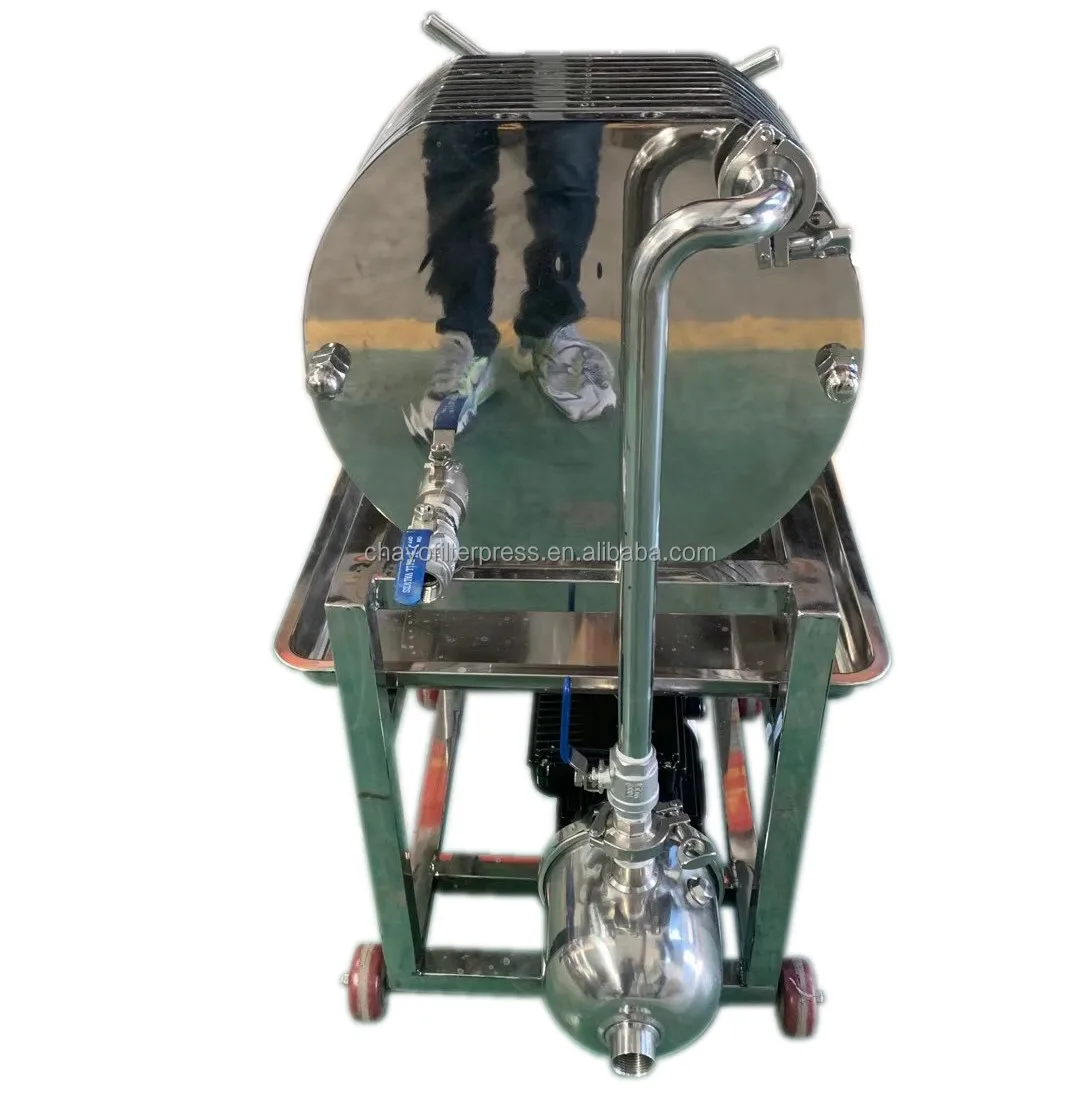 stainless steel plate and frame filter for wine