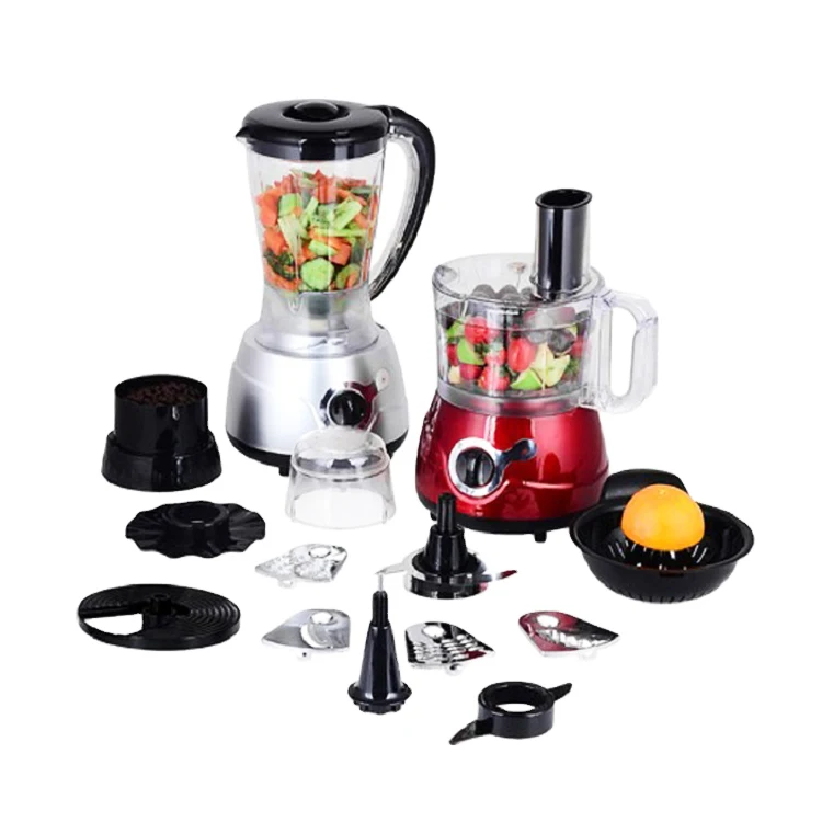 A Set of Food Processor Electric Meat Chopper Juicer Blender Food Mixer Processor