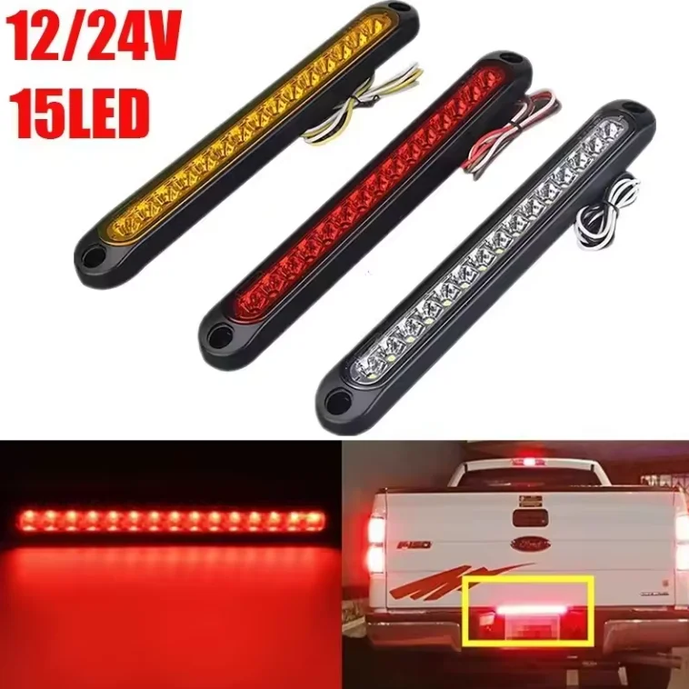 Wholesale Cheap 15led Rear Light Trailer Stop Signal Trailer Led Truck Led 24v Truck Lights Led Tail Light 10-30v Brake Bulbs