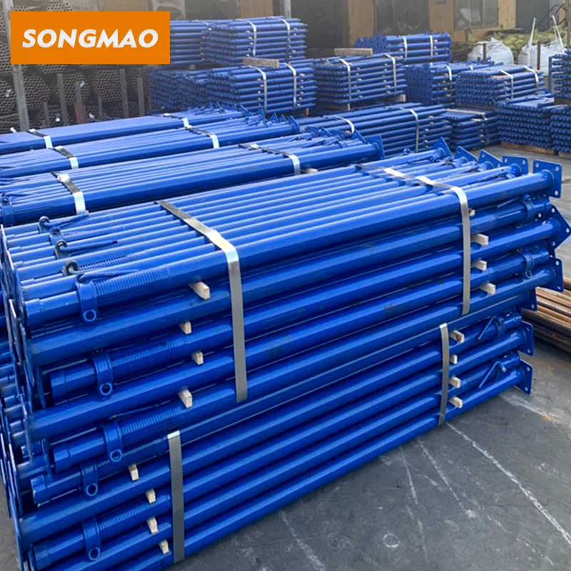 SONGMAO оптовая продажа CE регулируемые стальные телескопические подпорки швартовые строительные леса акро Домкраты для