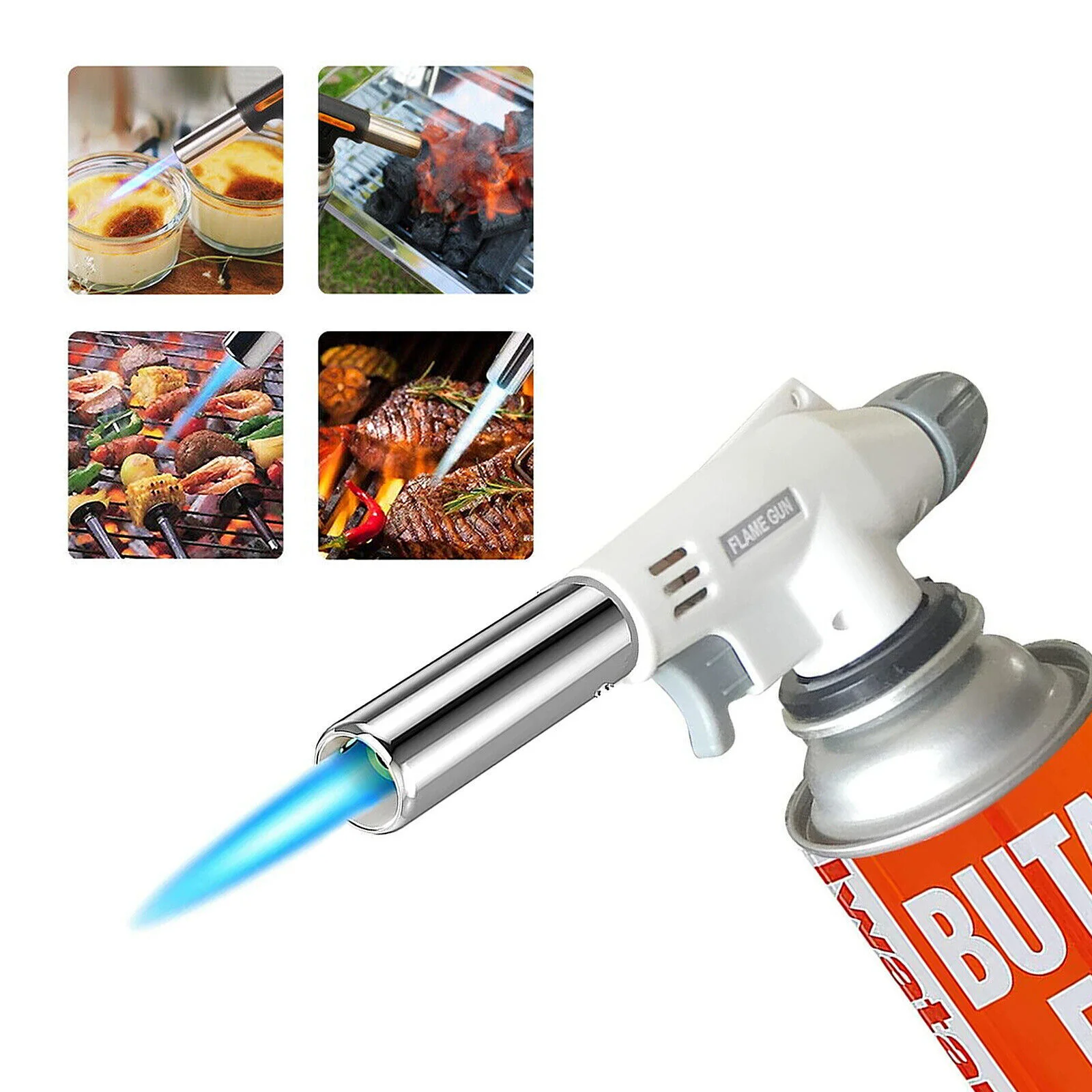 kitchen Metal Flame Bbq Heating Ignition burner Butane Camping Welding Torch Gun cooking butane igniter welding torch