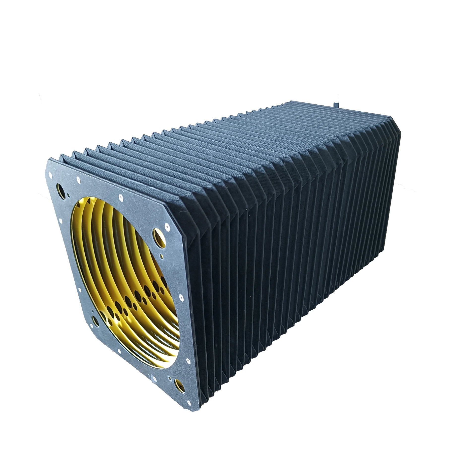 welding machine flexible accordion type protective flat dust bellow cover cnc sew cnc bellow cover