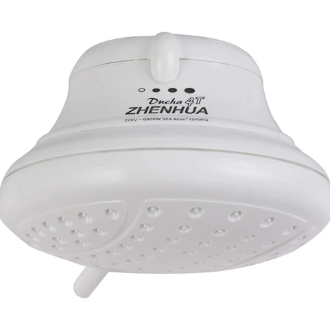 Настенная пластиковая электрическая насадка для душа без резервуара прочная многофункциональная с мгновенным