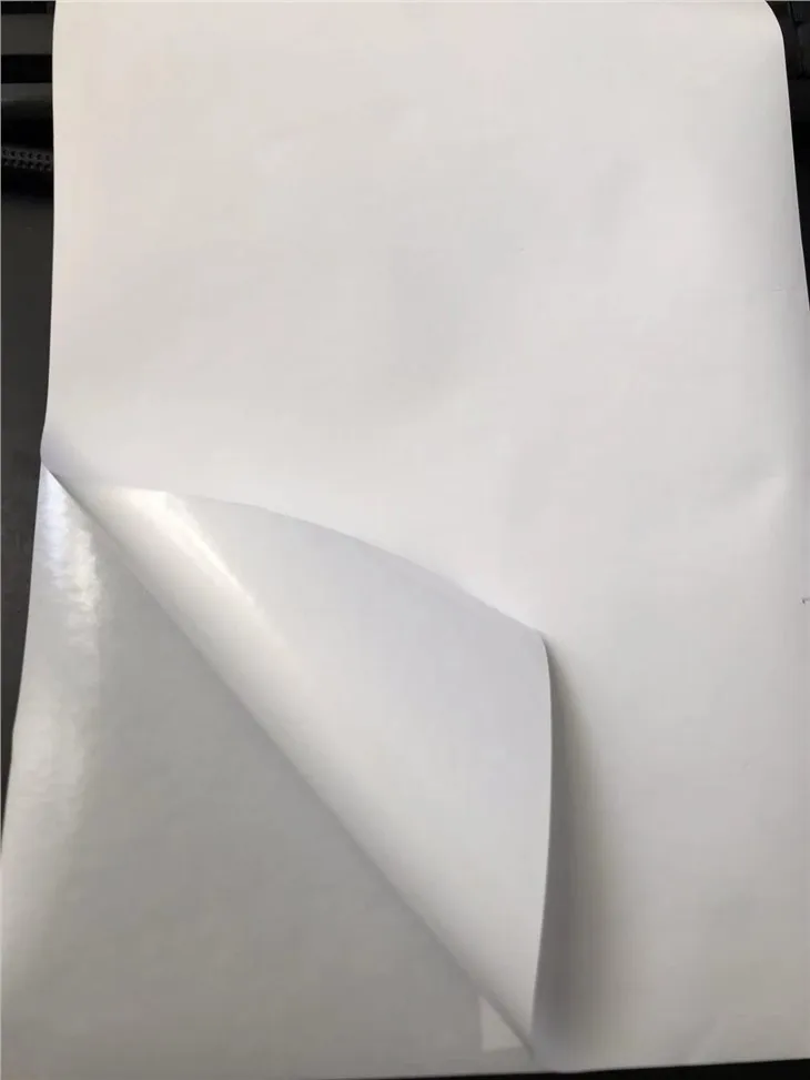 Factory Price Semi Glossy Self-adhesive  Paper