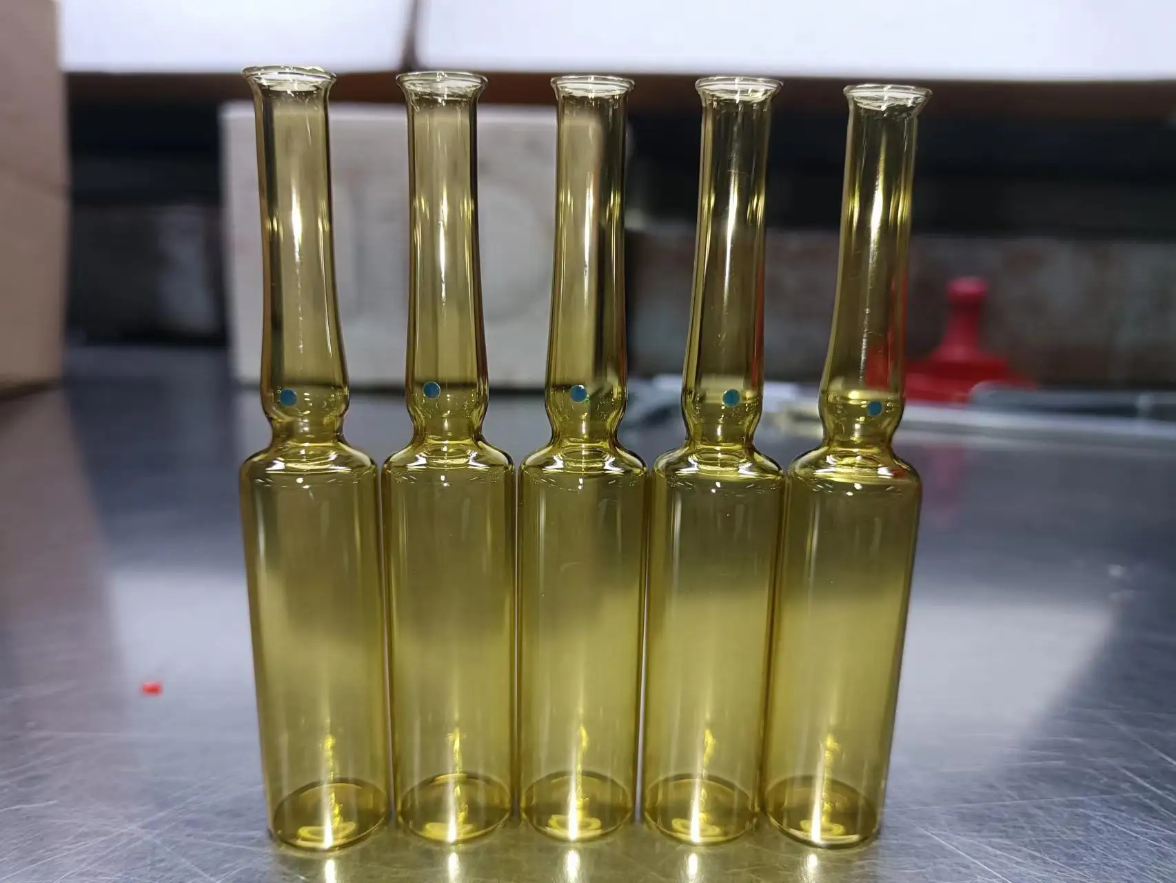 Customized  Transparent Double Sealed Neutral Point Glass Ampoule