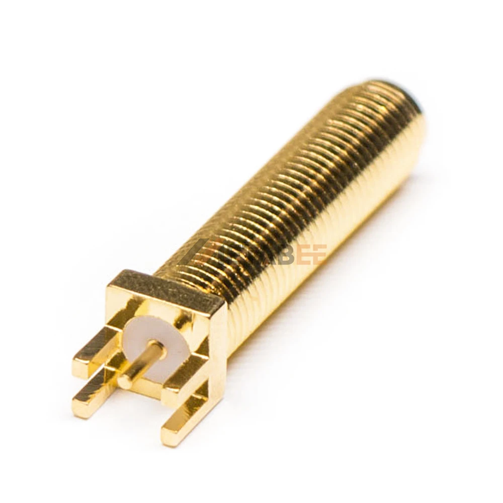 Соединитель SMA гнездовой разъем PCB Штекер прямой 1 6 мм U.Fl UFL Coax 2 отверстия