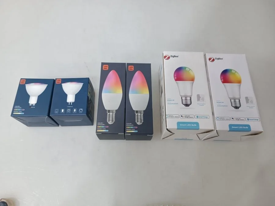 ZigBee C37 E14 E12 5W Tuya Smart Life APP 100-265V Dimming LED Spotlight WIFI RGB Smart Bulbs