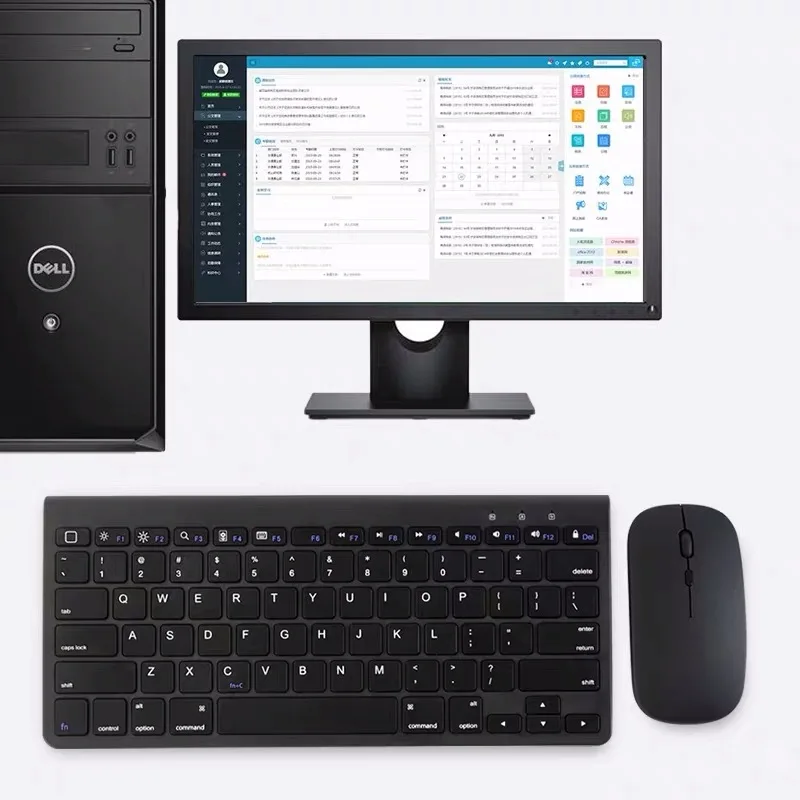 
Low price new fashion 2.4G Optical 1600CPI mini wireless keyboard set 