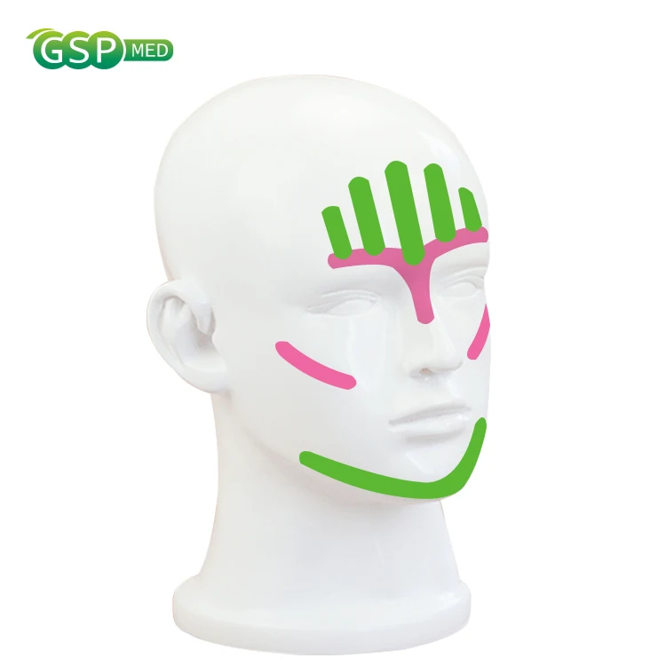 Cotton Face Pulling Tape Hypoallergenic High Elastic Muscle Relief Face Tape Medical Consumables for Wrinkles Prevention