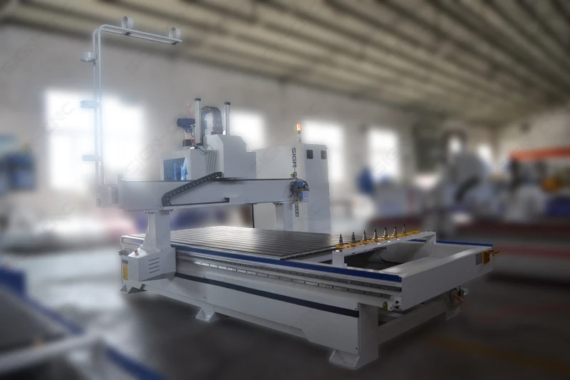 Jinan Sign CNC Завод Фрезерный Станок С ЧПУ По Дереву ATC Пилой 1325