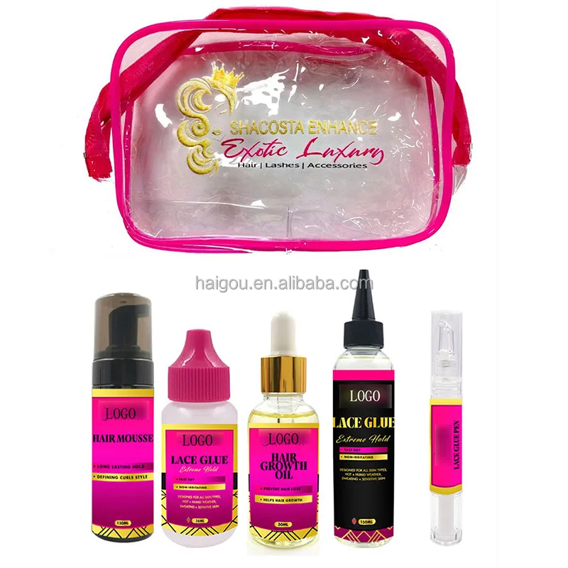 OEM Lace Tint Spray Edge Control Private Label Lace Glue Watermelon Hair Lace Glue Pen Kit