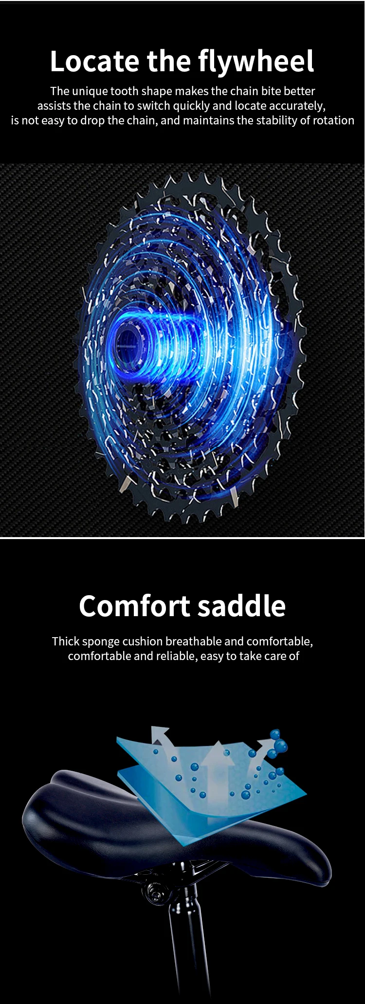 Adults snow bike with micro-speed change kit factory carbon steel frame 21 speed double shock absorption mountain bike