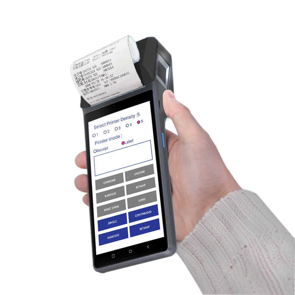 Handheld NFC POS Terminal Android 10 POS Machine for lottery Z300