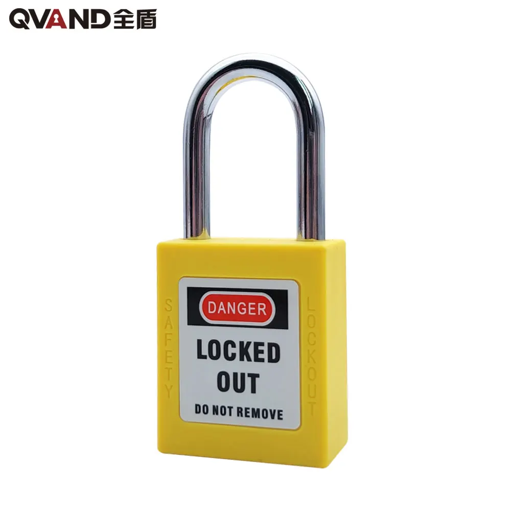 Industrial Security 38mm Steel Shackle Lockout Tagout LOTO Safety Padlocks Two Keys Per Lock