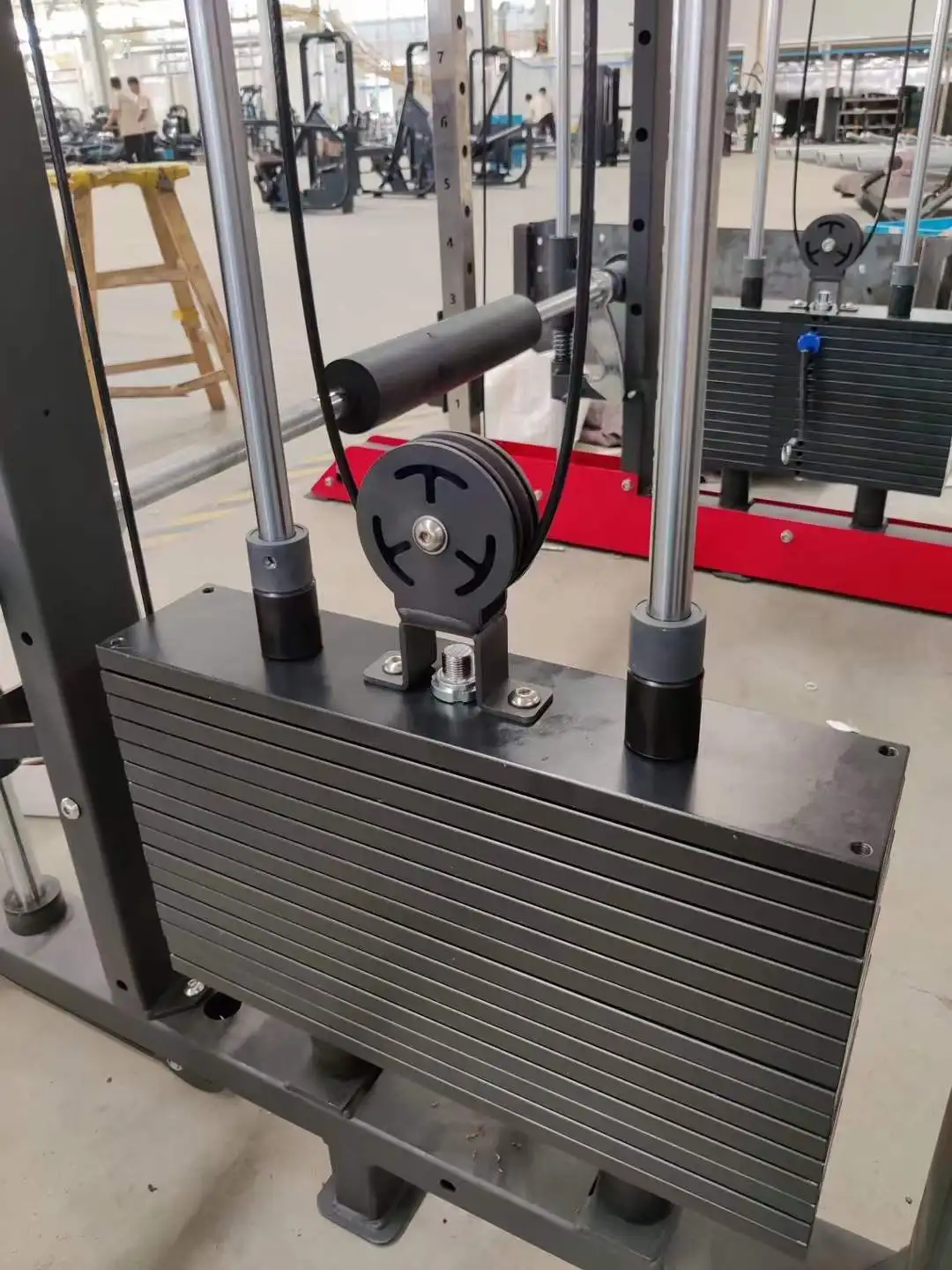 Commercial Fitness Gym Equipment Power Half Squat Rack Black Red  Customized Functional Trainer Packing Color Material Muscle